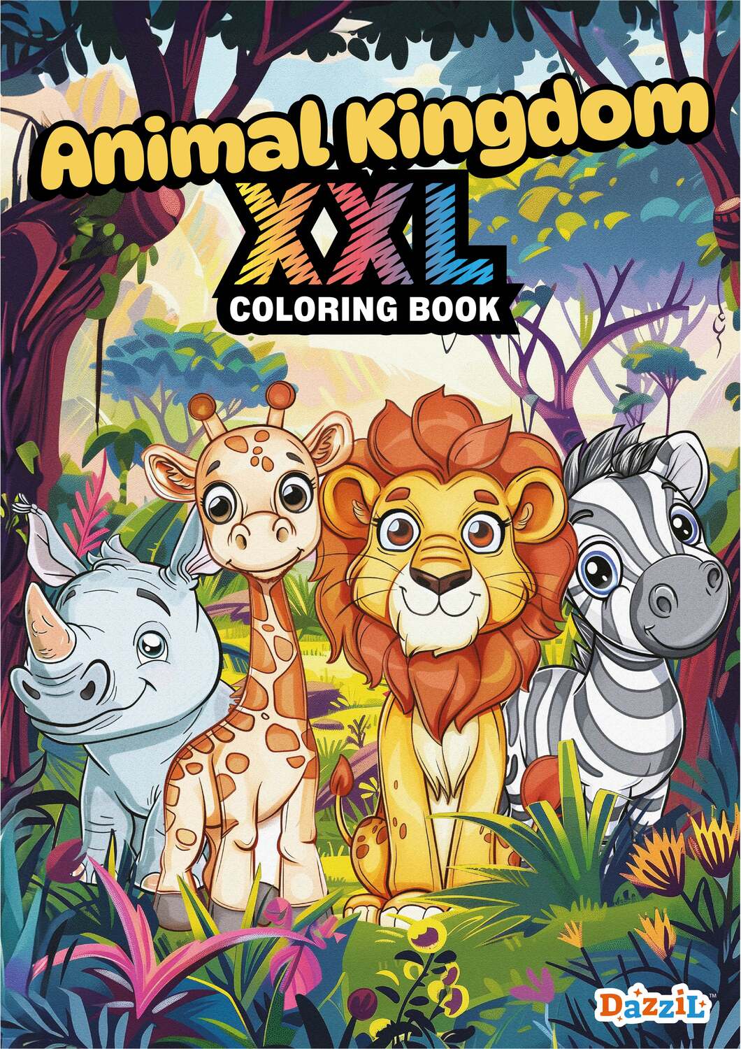 Animal Kingdom XXL Coloring Book