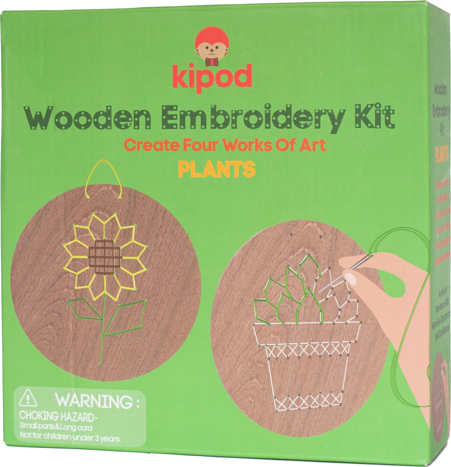 Wooden Embroidery Kit - Plants