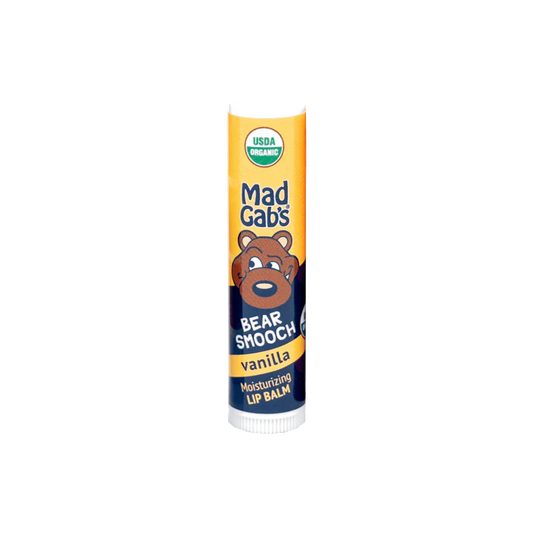 Mad Gabs Organic Bear Smooch Vanilla Lip Balm