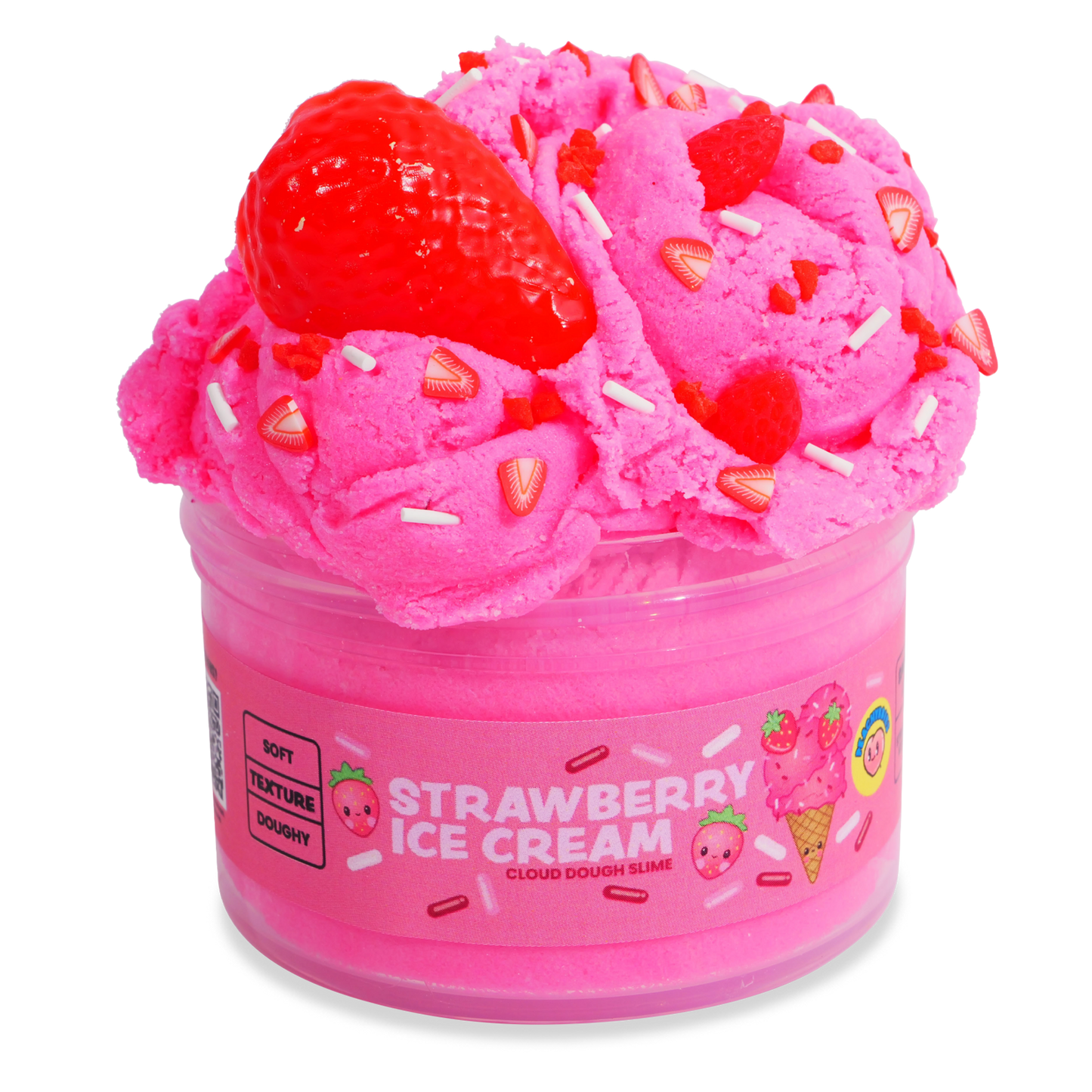 PeachyBbies Strawberry Ice Cream Slime