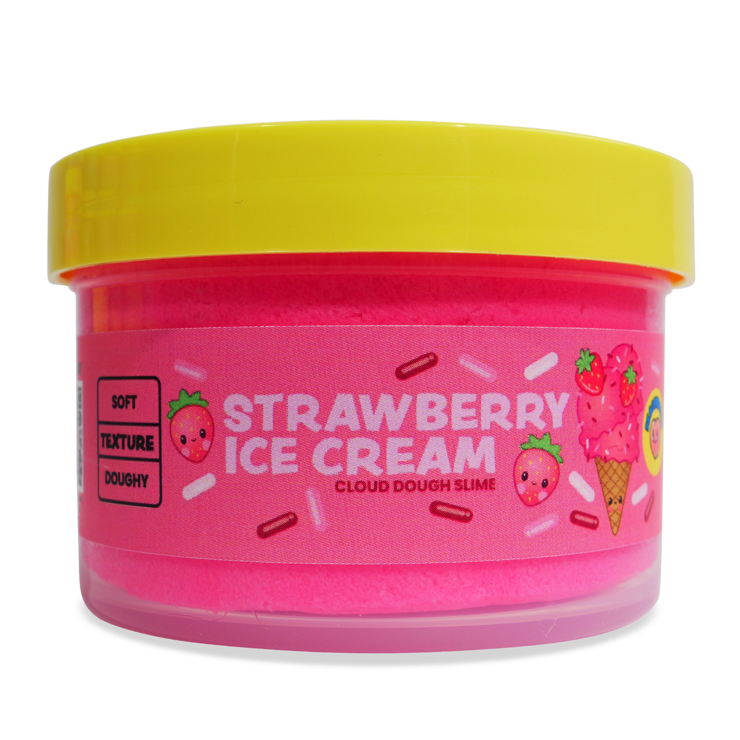 PeachyBbies Strawberry Ice Cream Slime