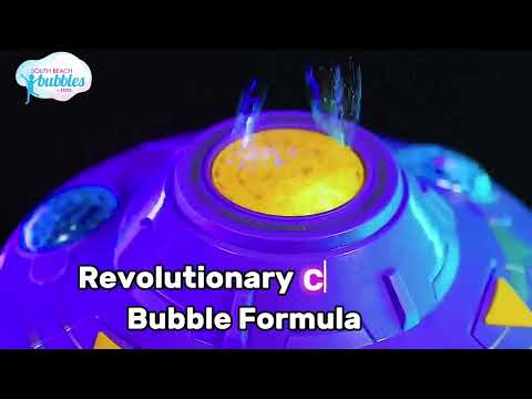 PoppinColorz Galactic Bubble Machine – TimbukToys
