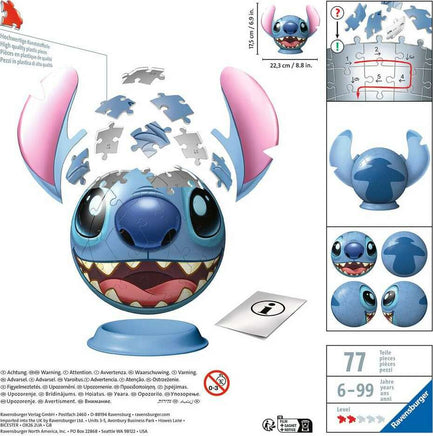 Stitch (72 Piece 3D Puzzle)