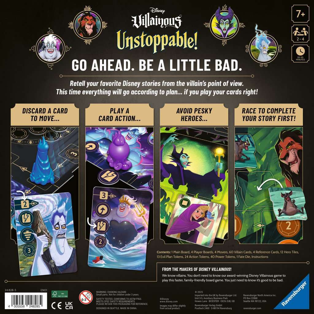 Disney Villainous Unstoppable! Puzzle (Strategy game)