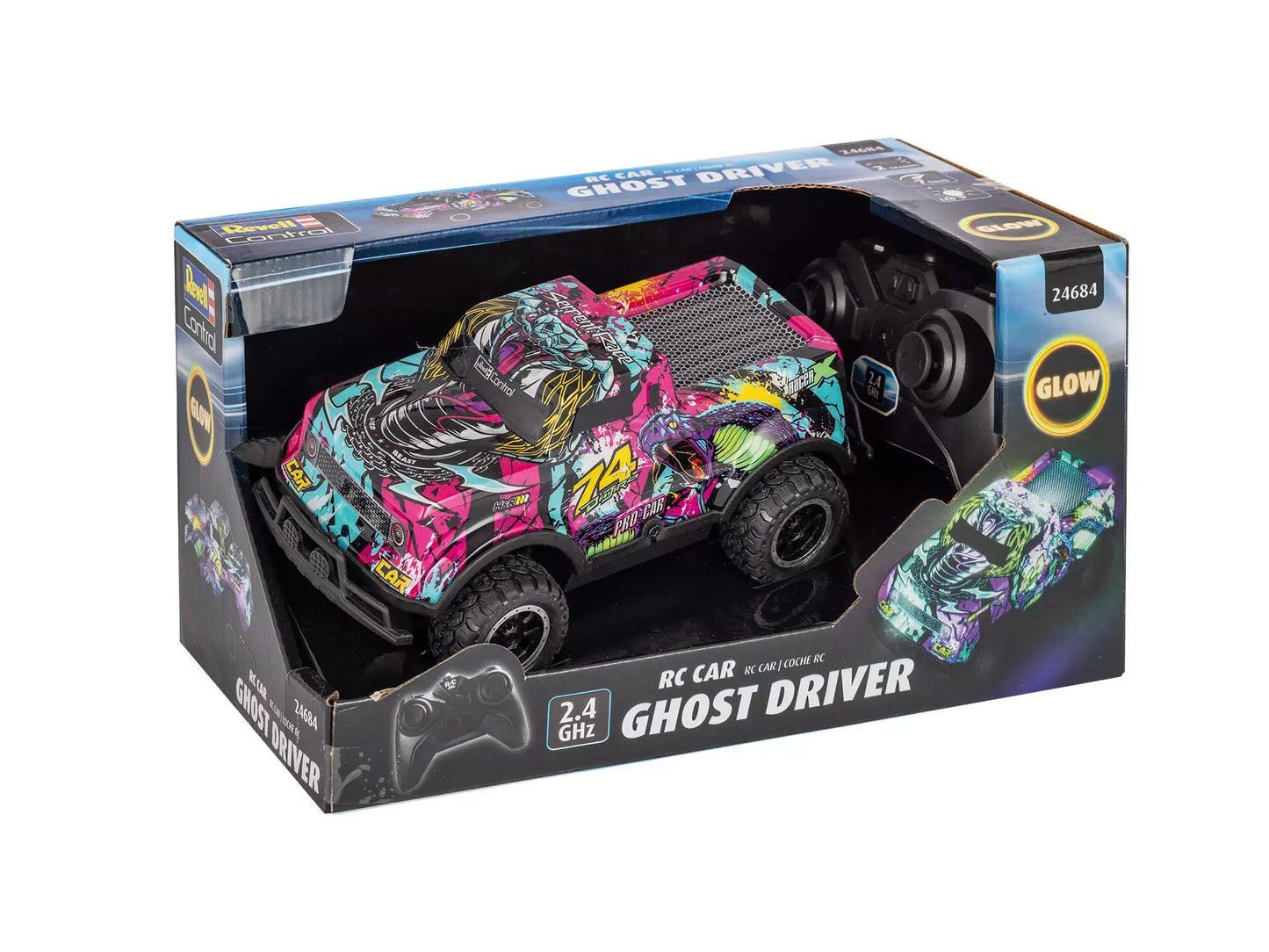 Carrera Revell Control RC Car Ghost Driver - Purple