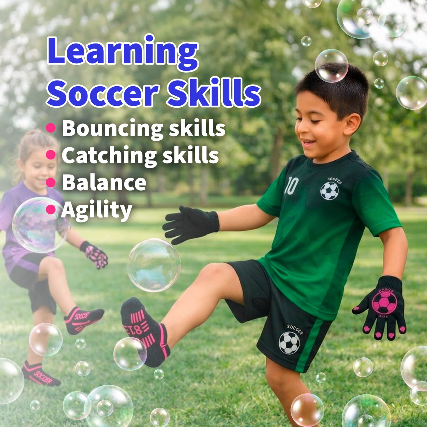 Bubble Goalz Bubbles You Can Kick & Catch!