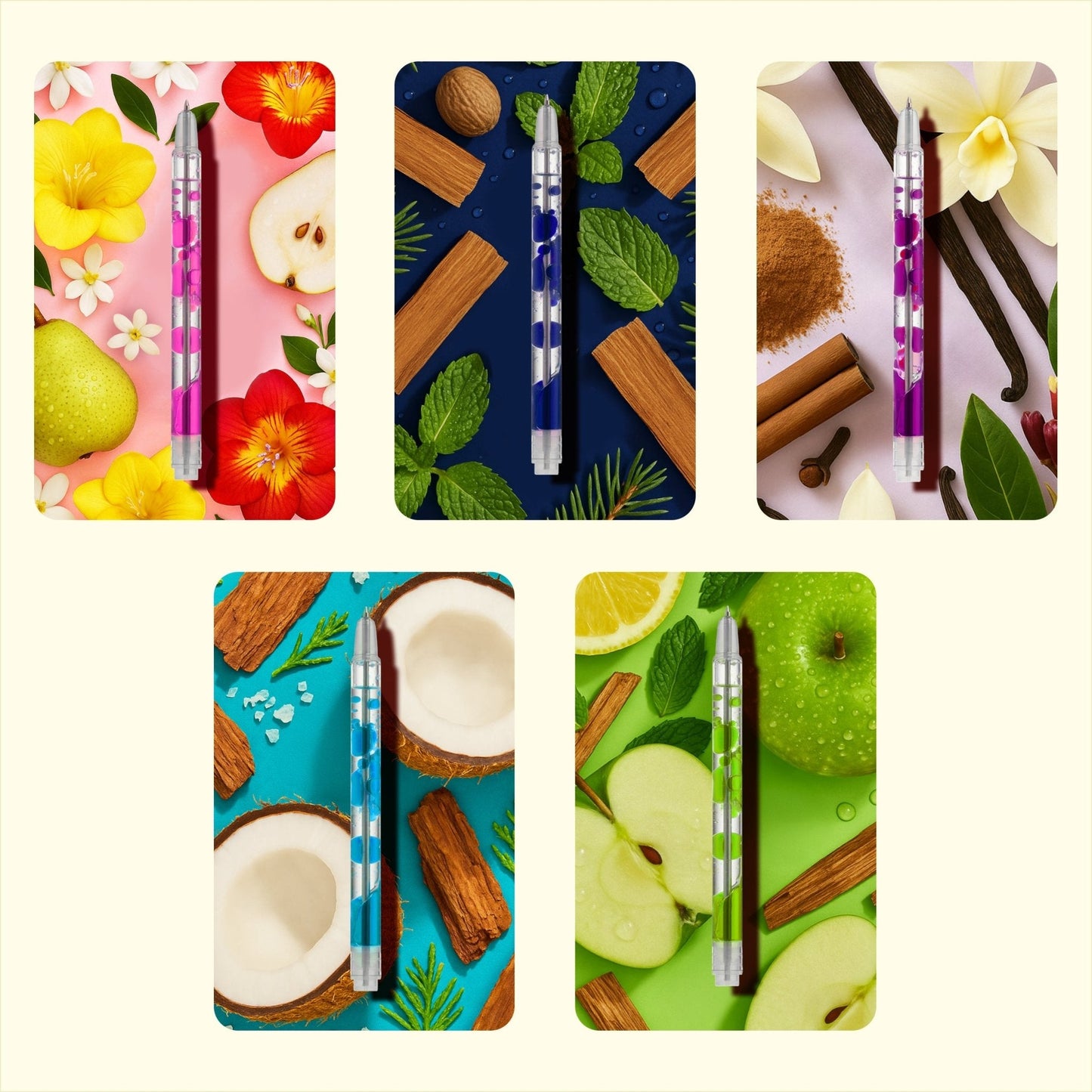 LifeLines Scented Lava Pen 5-Pack - Brights
