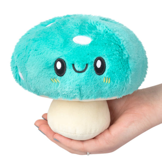 Squishable Snackers- Turquoise Mushroom 5"