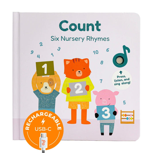 Cali's Books SBK-EN-CNT-3 Count With Nursery Rhymes