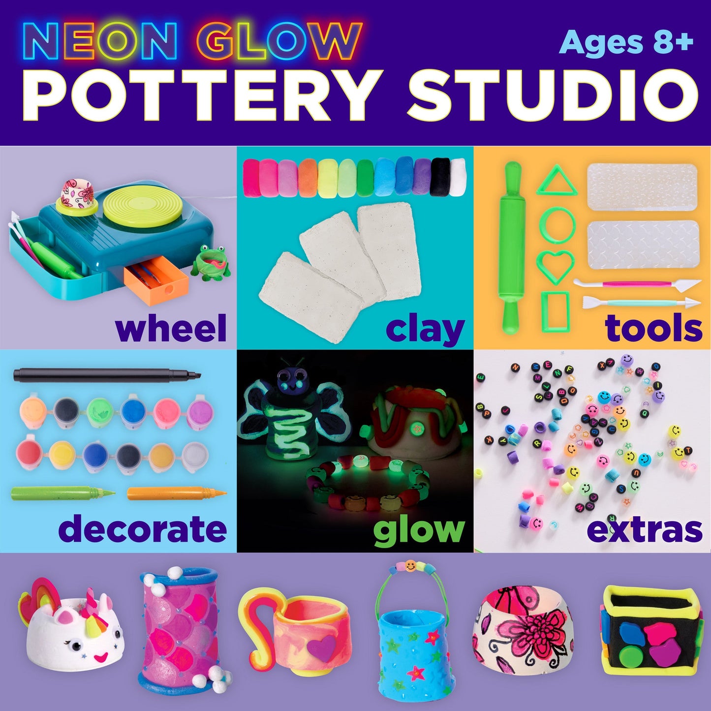 Faber Castell Neon Glow Pottery Studio