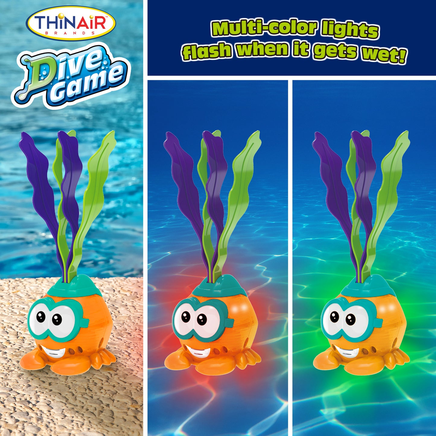 Light-Up Hermit Crab Dive Toy  (assortment)