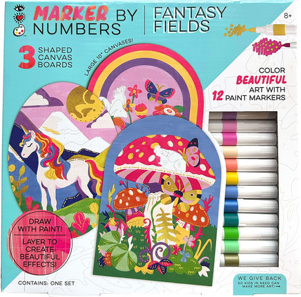 iHeartArt Marker By Numbers Fantasy Fields