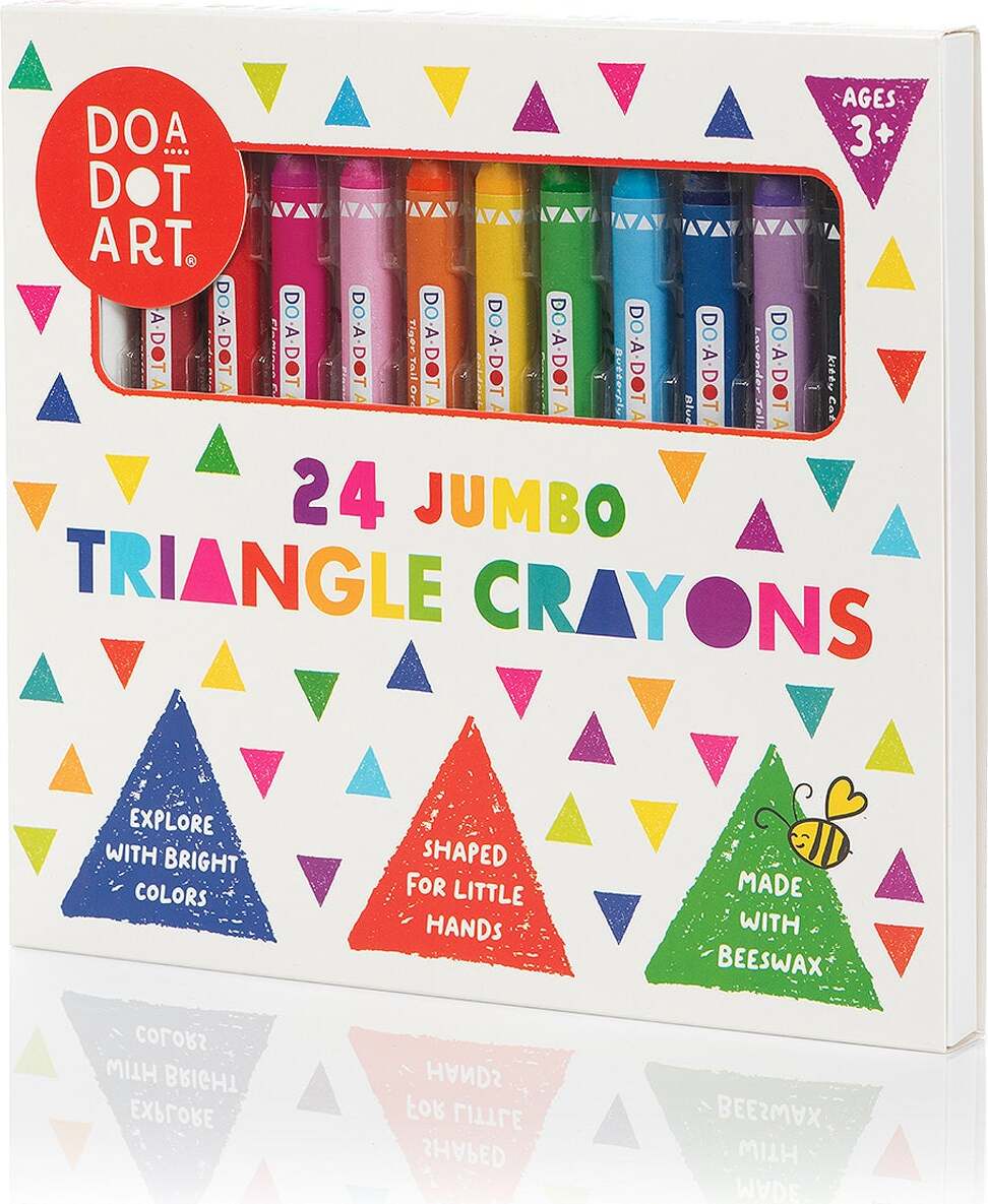 24 Jumbo Triangle Crayons