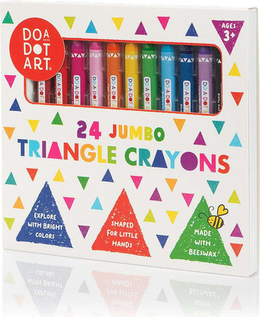 24 Jumbo Triangle Crayons