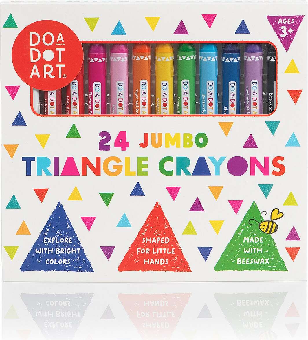 24 Jumbo Triangle Crayons