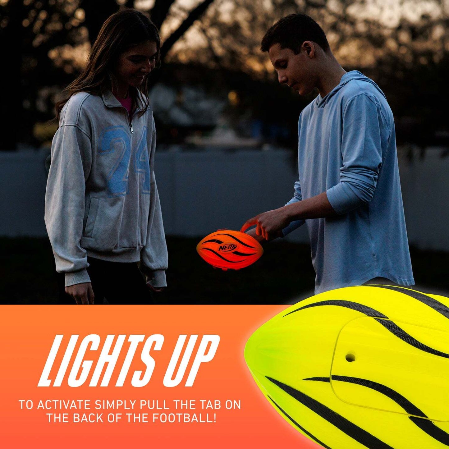 NERF Lightstrike Football