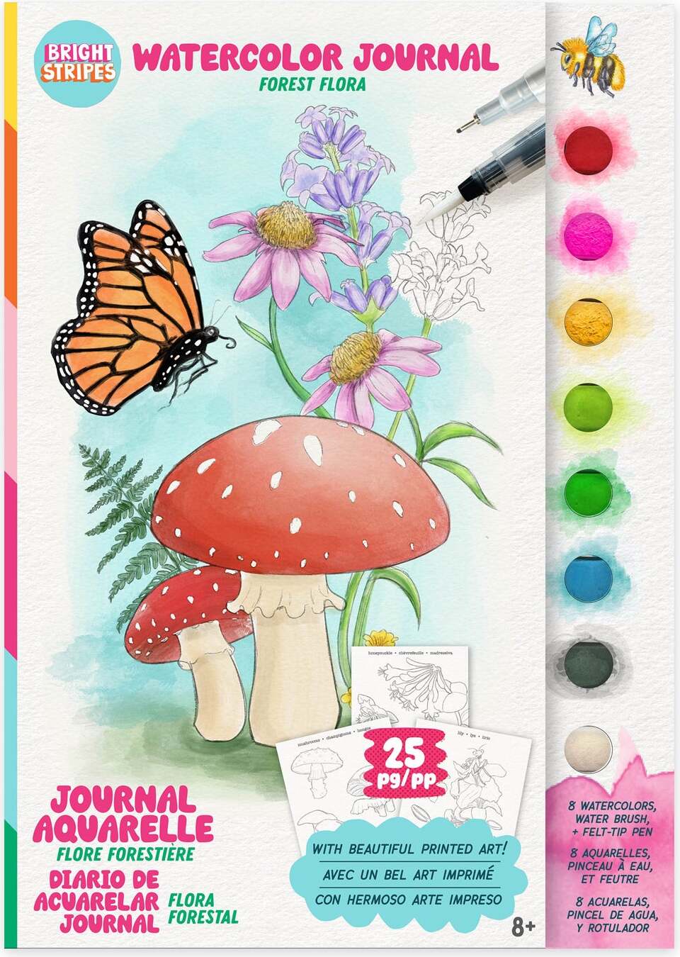 Watercolor Journal Forest Flora