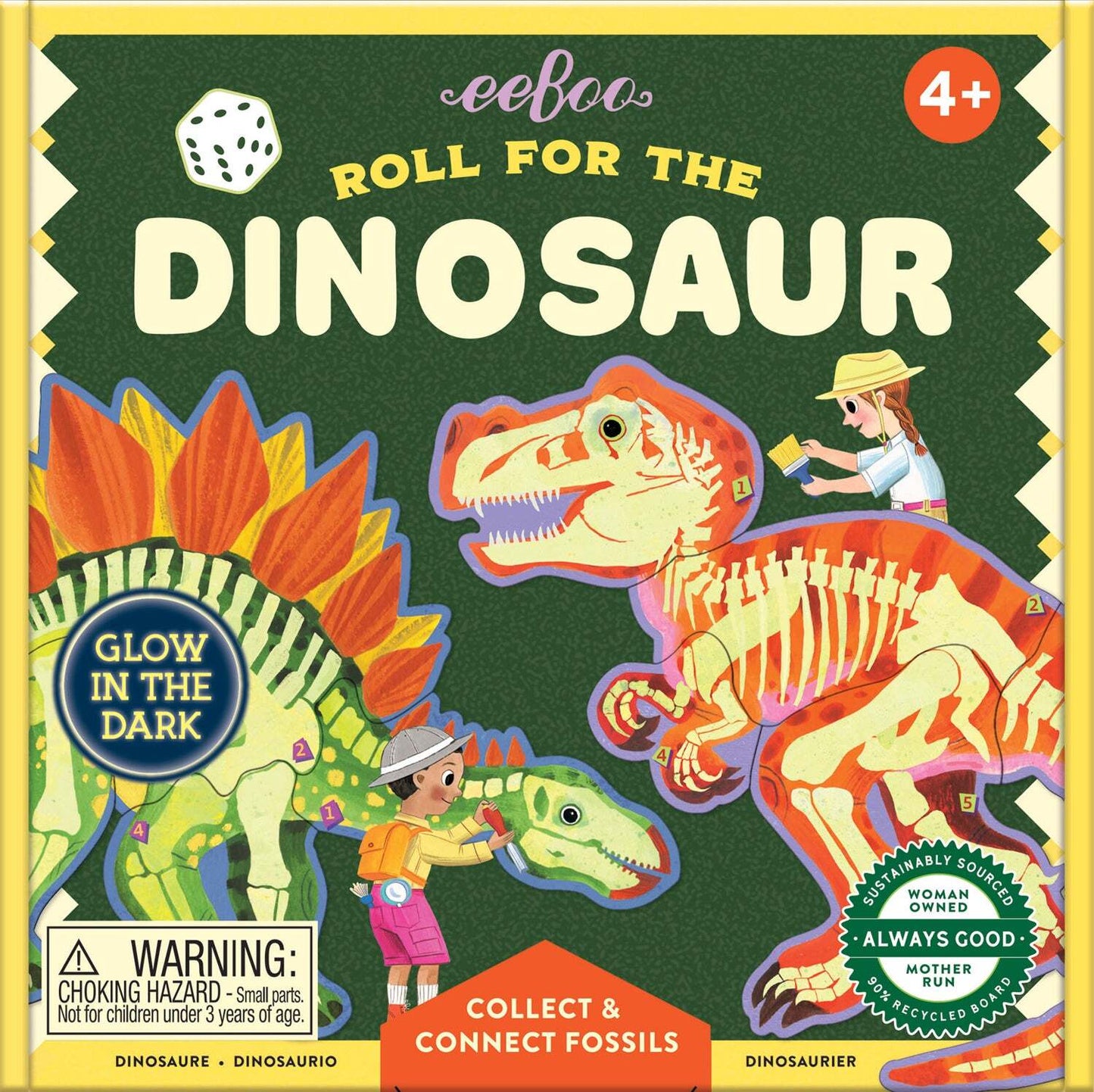 Roll for the Dinosaur Dice Game