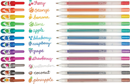 Yummy Yummy Scented Glitter Gel Pens - 12 pk