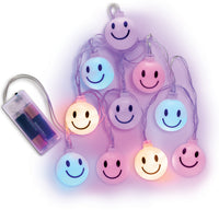 Choose Happy Happy Face LED String Lights