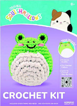 Squishmallow Crochet Kit Wendy Frog