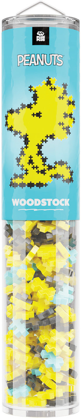 Plus-Plus Peanuts Puzzle By Number Tube - Woodstock