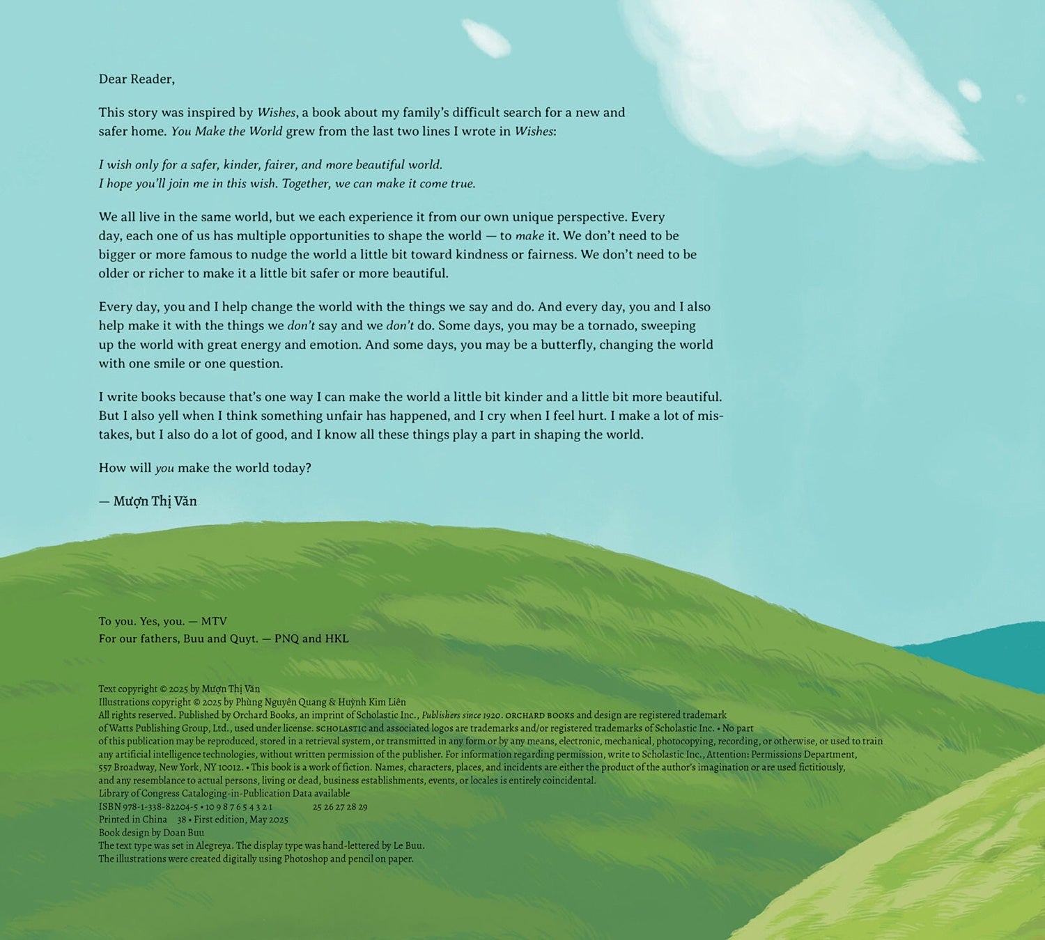 You Make the World Hardcover Book