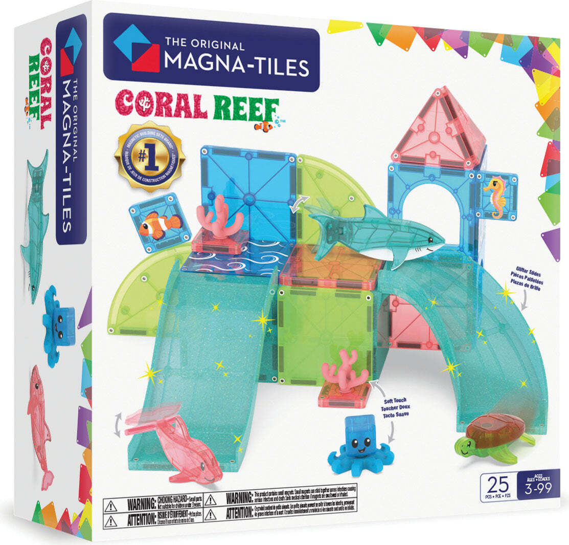 MAGNA-TILES Coral Reef 25-Piece Set