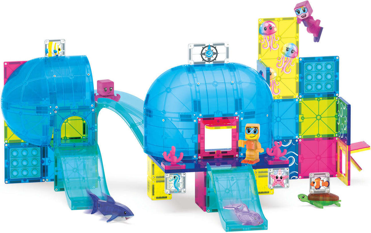 MAGNA-TILES Undersea Adventure 58-Piece Set