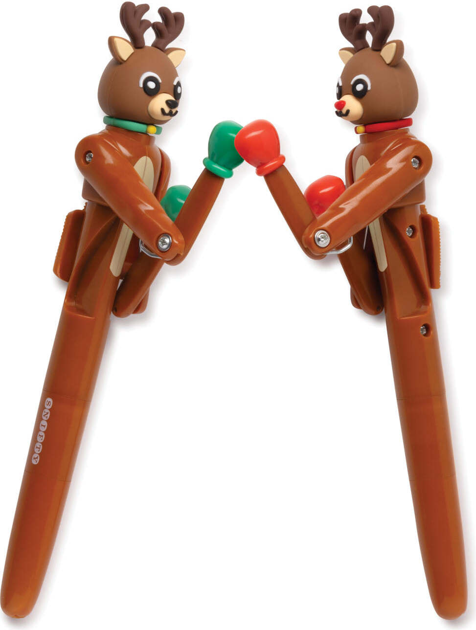 Boxing Reindeer Action Pens