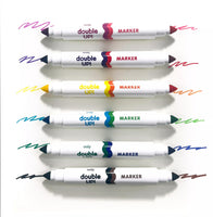 Double Up! Double-Ended Markers - 6 pk