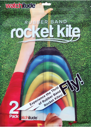 Rubber Band Rocket Kite - 2 pk