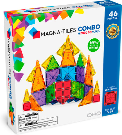 Magna-Tiles Combo + microMAGS 46 Piece Set