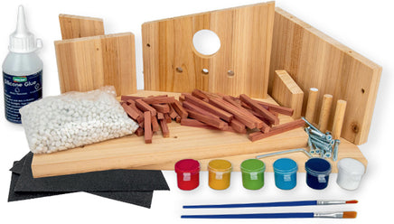 Modern Birdhouse Woodworking Kit