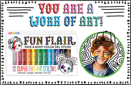 Fun Flair Face & Body Color Gel Sticks