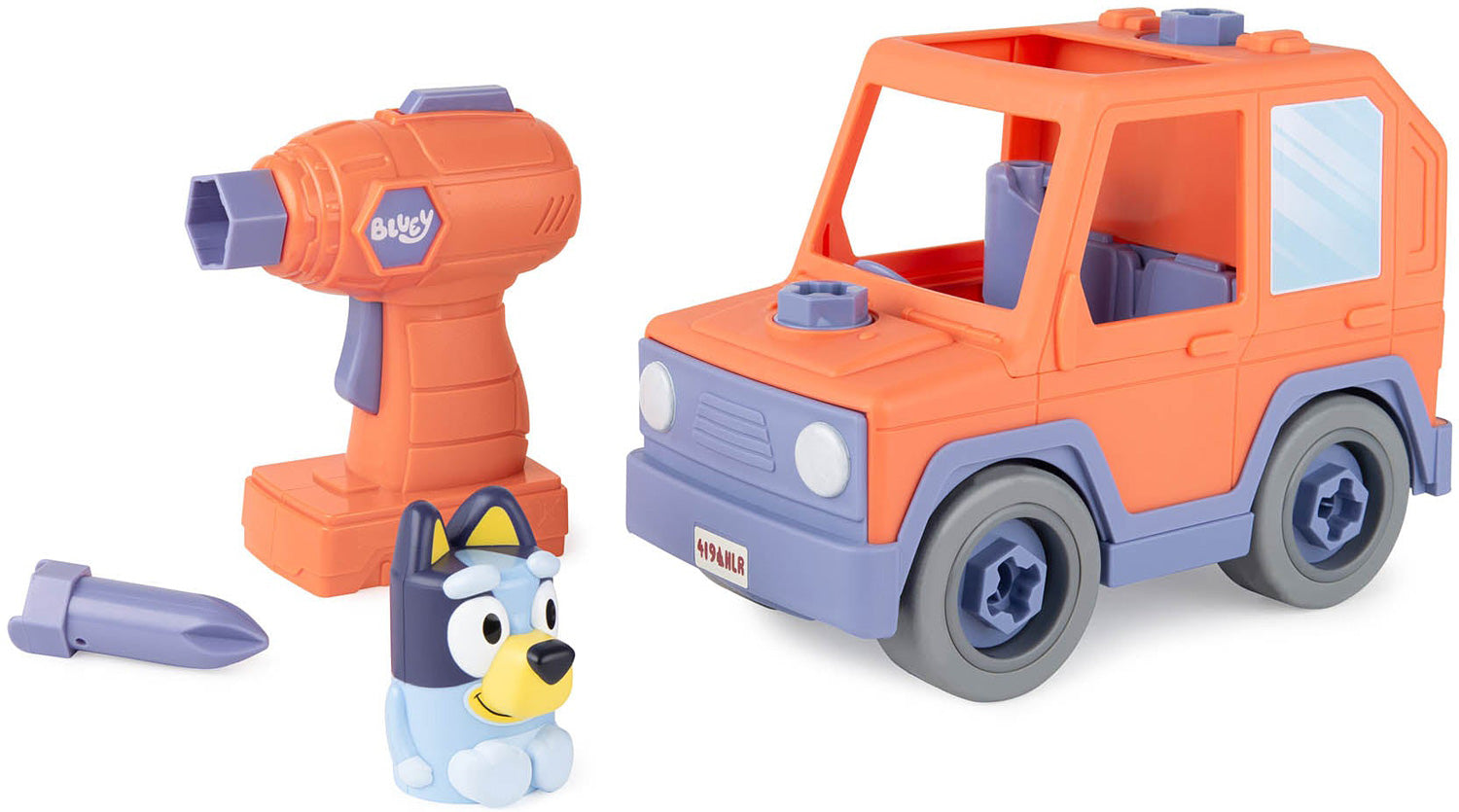 Bluey Build-A-Buddy Motorized Car and Drill