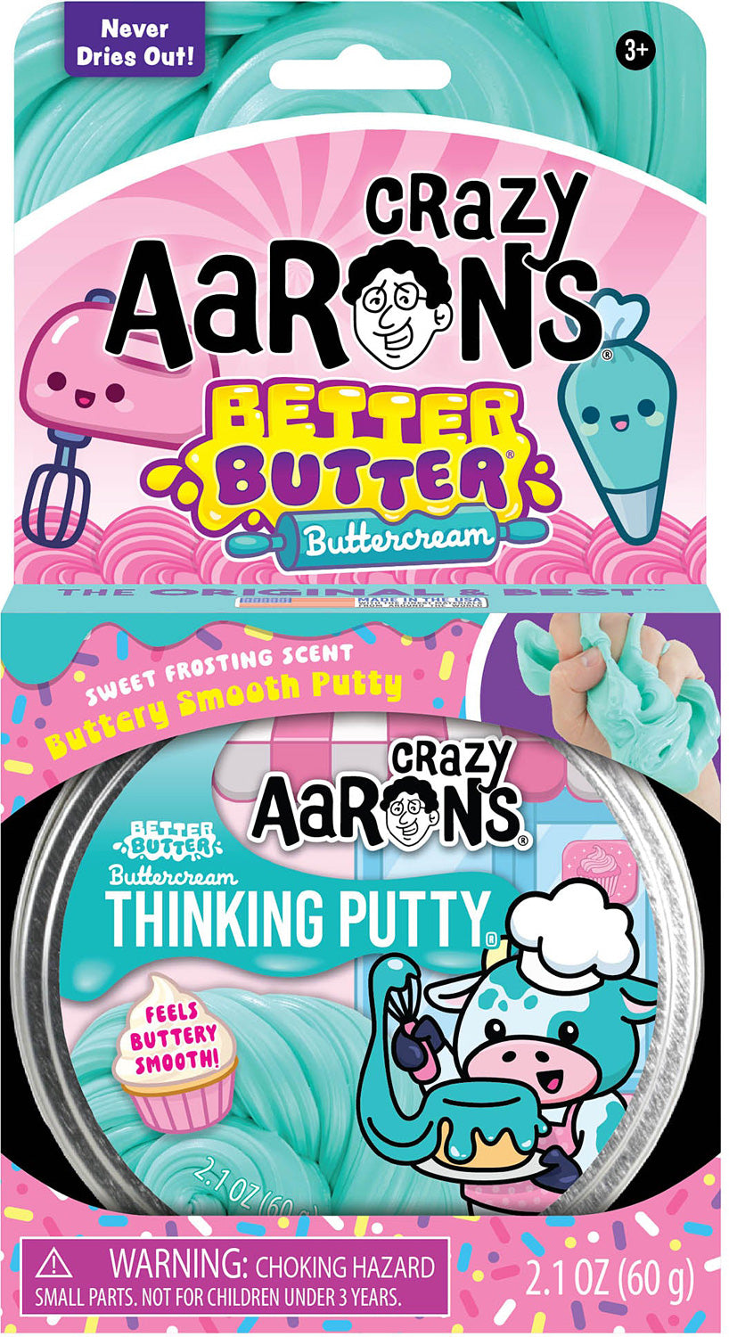 Crazy Aaron's Better Butter Buttercream Scented Thinking Putty