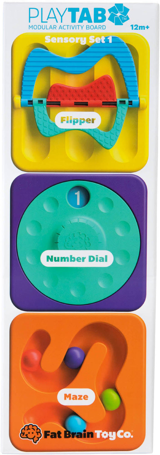 PlayTab Sensory Set Tiles - 4 style Asst
