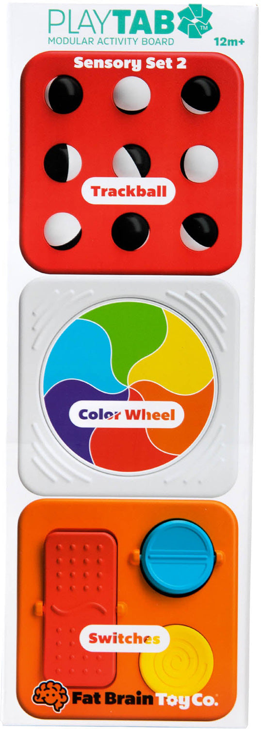 PlayTab Sensory Set Tiles - 4 style Asst