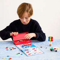 Plus-Plus Puzzle by Number Activity Pad - Transportation