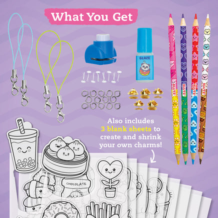 KLUTZ Color & Shrink Charms: Kawaii Style