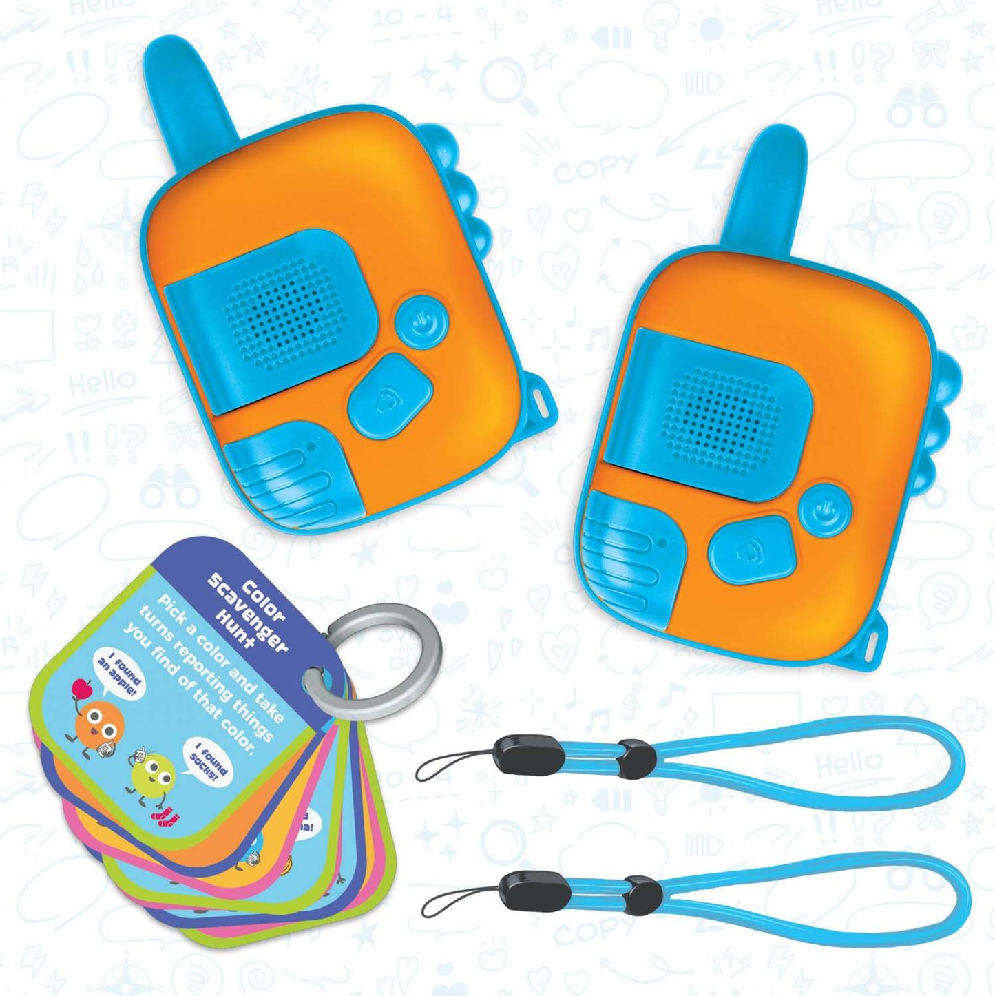 Walkie Talk-Along Scavenger Hunt & Adventure Set
