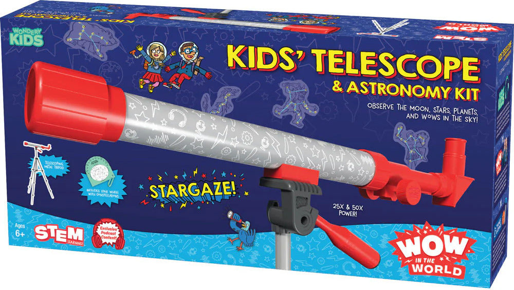 Wow in the World: Kids' Telescope and Astronomy Kit