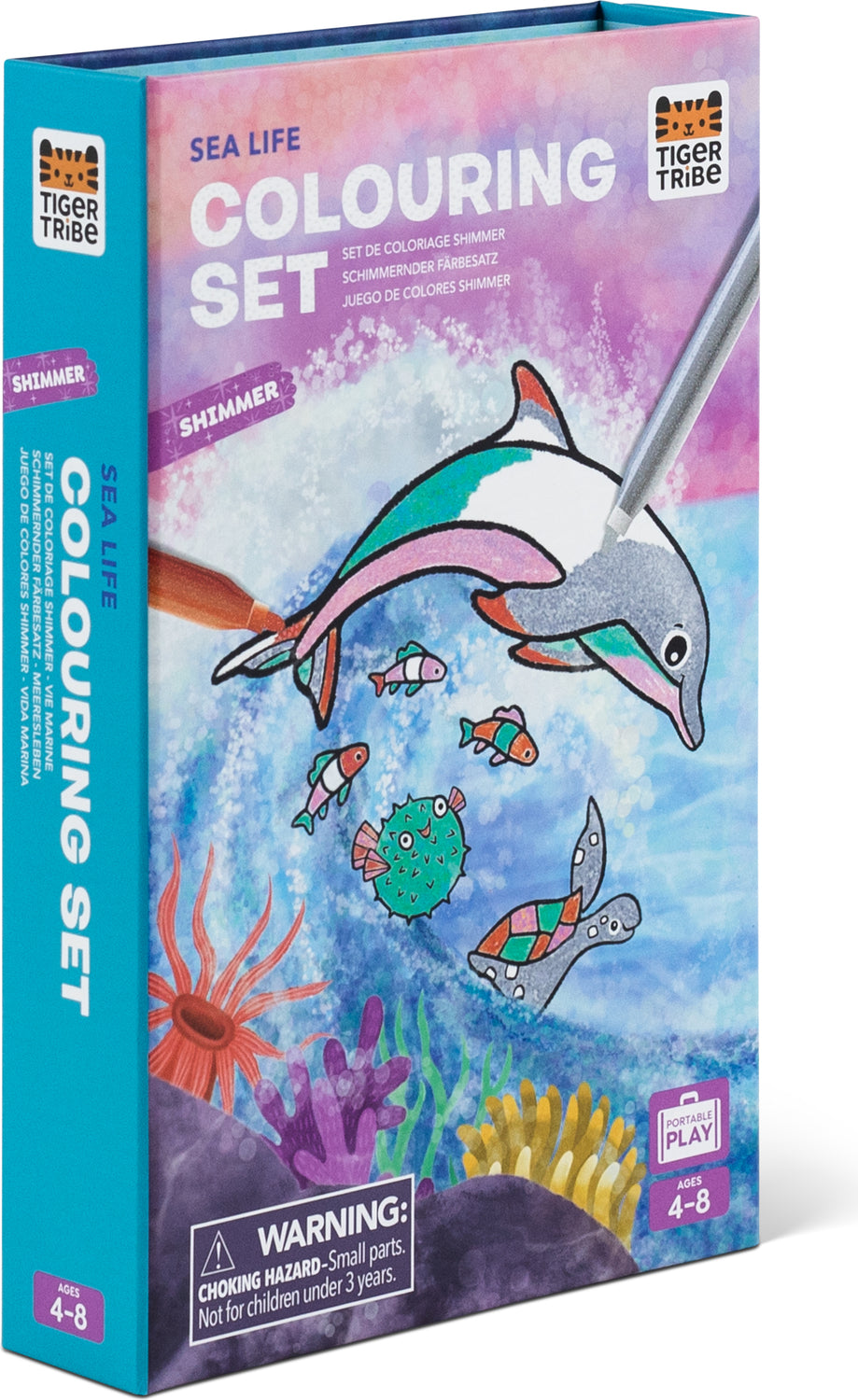 Shimmer Coloring Set -Sea Life