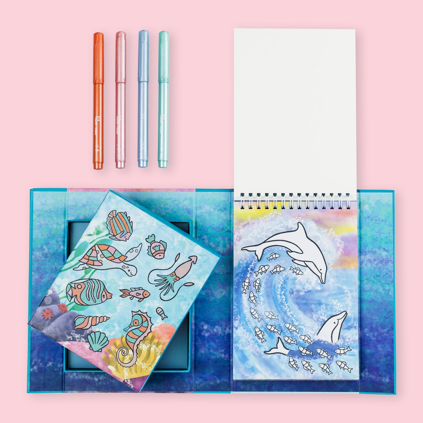 Shimmer Coloring Set -Sea Life
