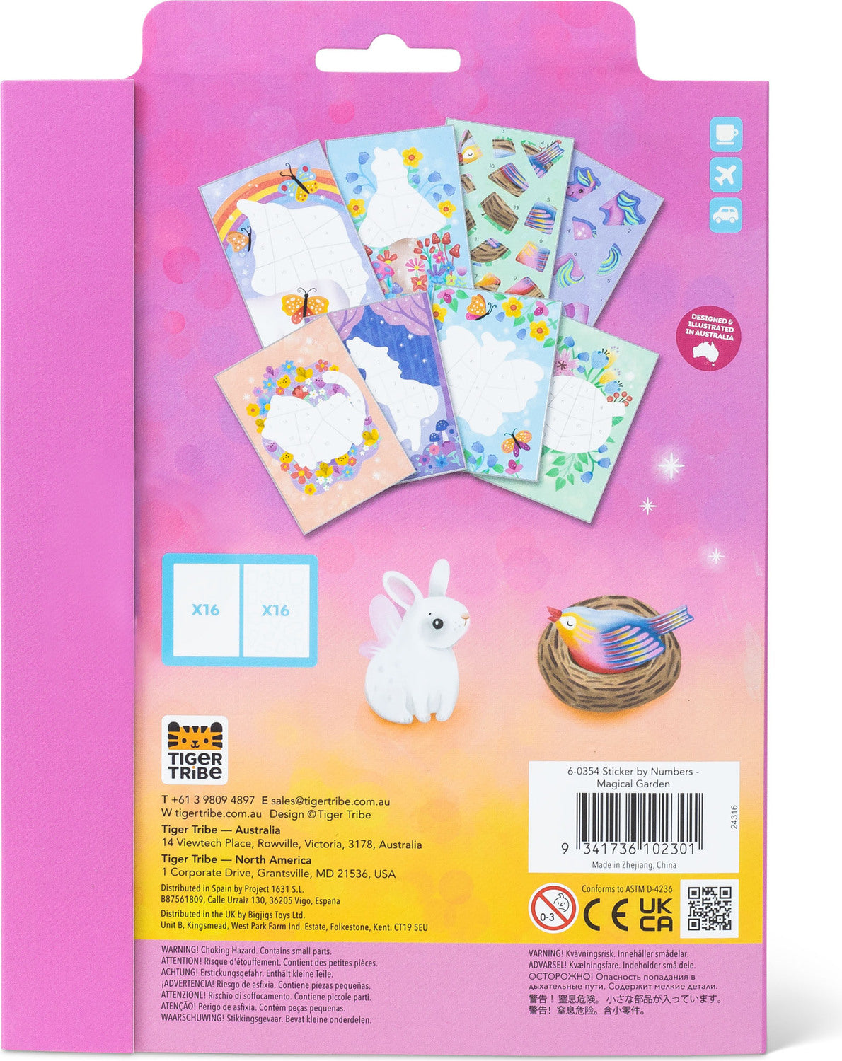 Sticker by Numbers Magical Garden