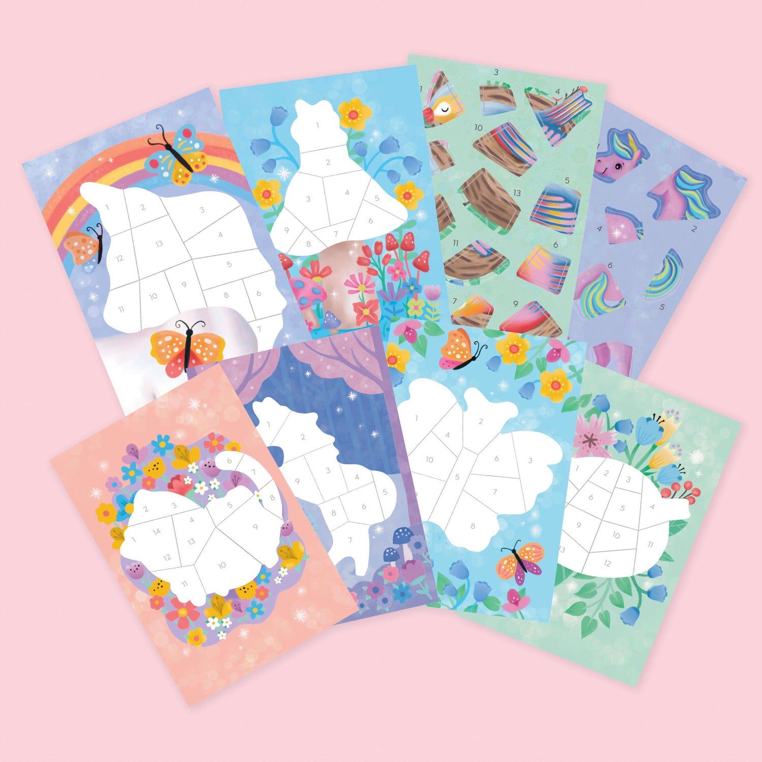 Sticker by Numbers Magical Garden