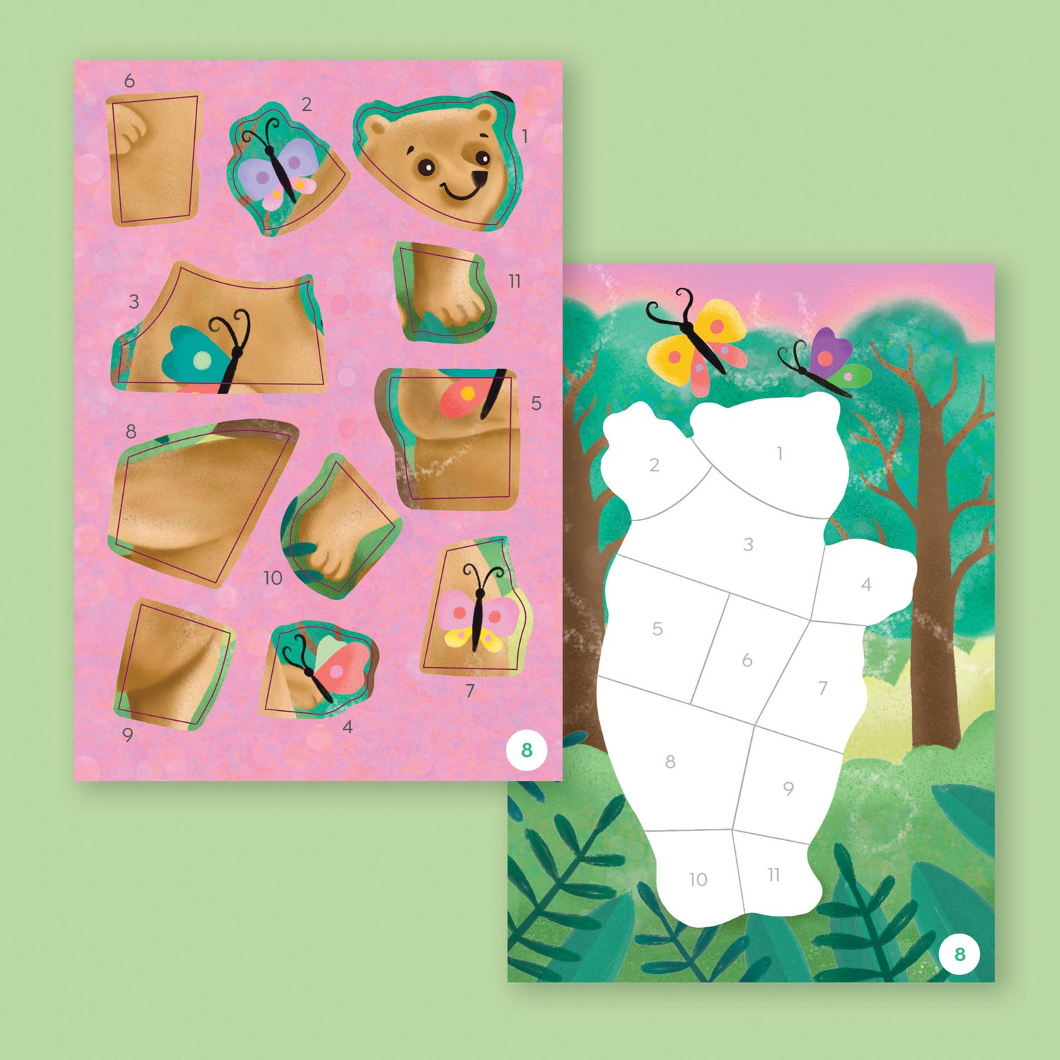 Sticker by Numbers Animals