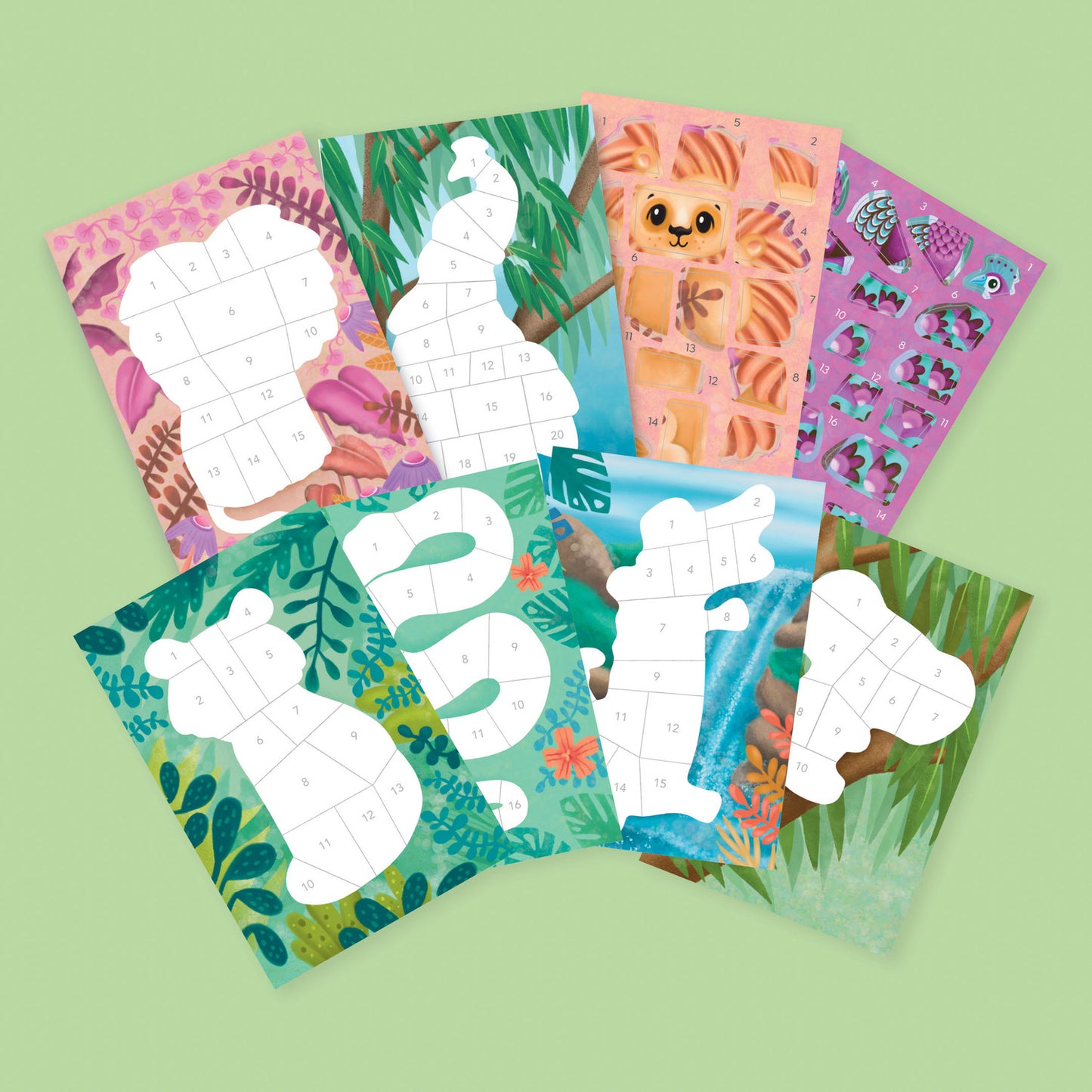 Sticker by Numbers Animals