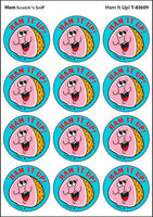 Ham It Up! - Ham scent Retro Stinky Stickers® (24 ct.)
